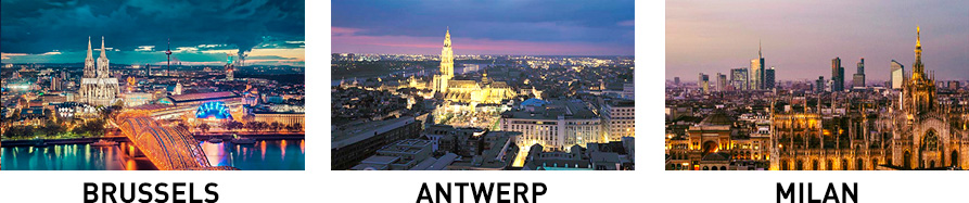 Brussels Antwerp Milan